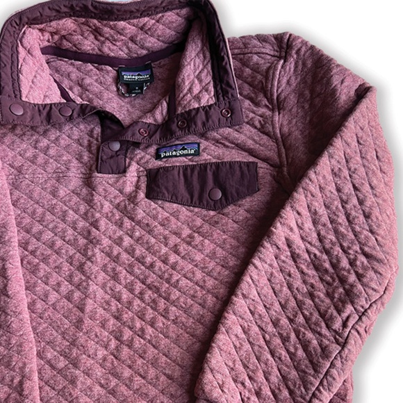 Patagonia Jackets & Blazers - Women's Organic Cotton Quilt Snap-T® Pullover, Size Small, Kiln Pink